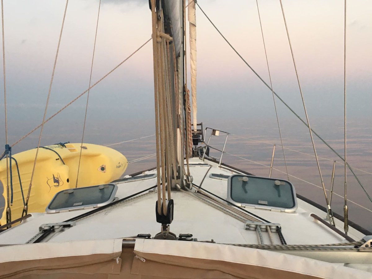 Barca a vela nel Mediterraneo