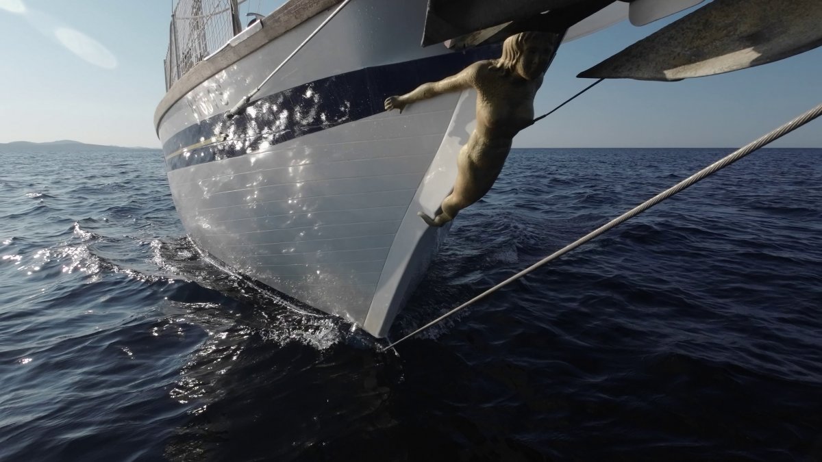 Boat journey through the Adriatic Sea