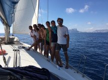 Prácticas PER en Denia, velero y dormir a bordo, navegación y seguridad
