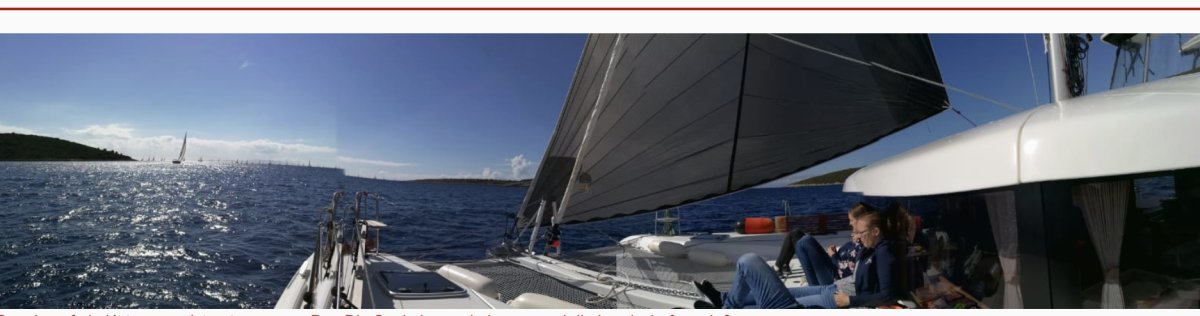 Navigation course on a boat