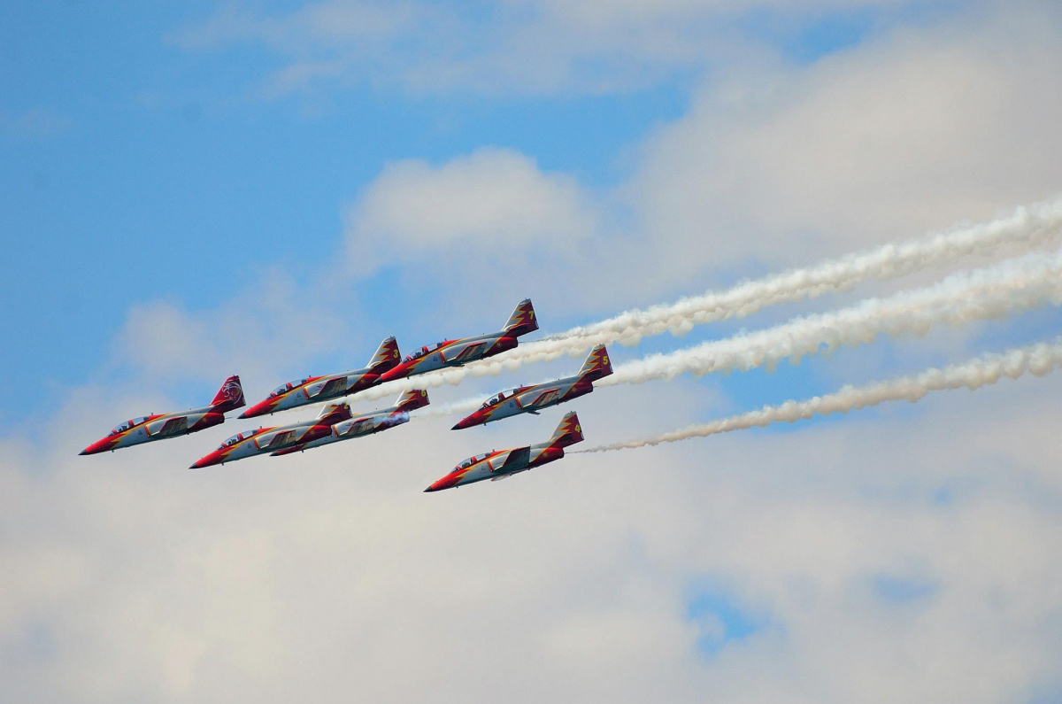 Patrulla Águila en Mar Menor 