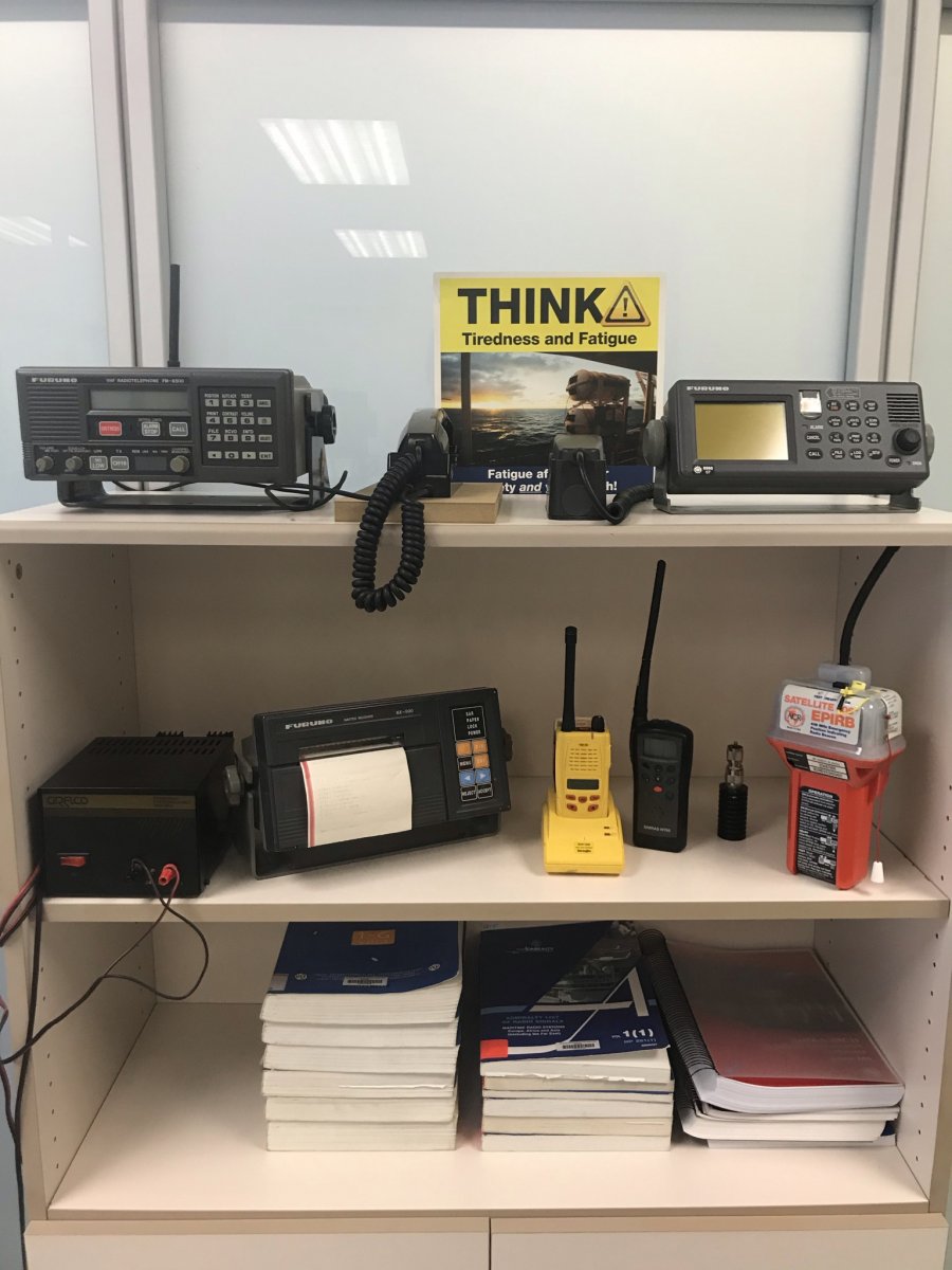 Desde la cabina del barco