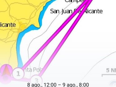 Two Island Sailing Trip (60 miles) from Santa Pola
