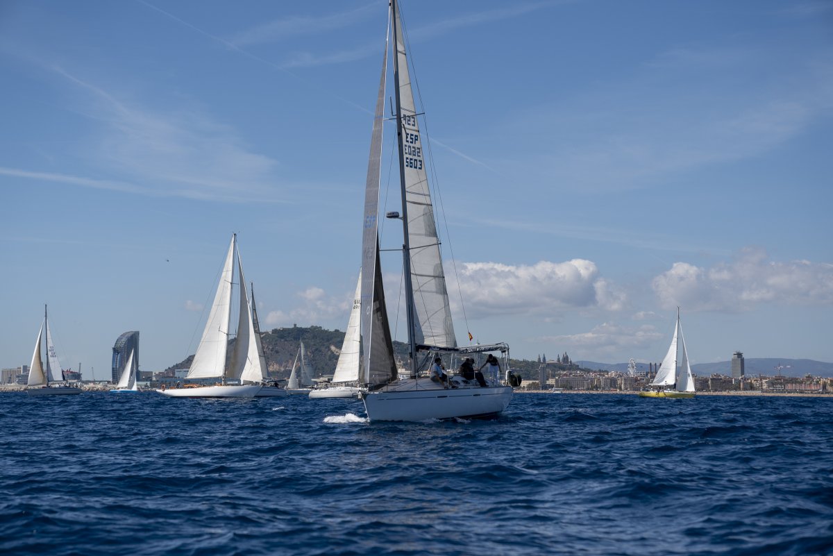 Barca nella regata della Baia di Pollença da Barcellona