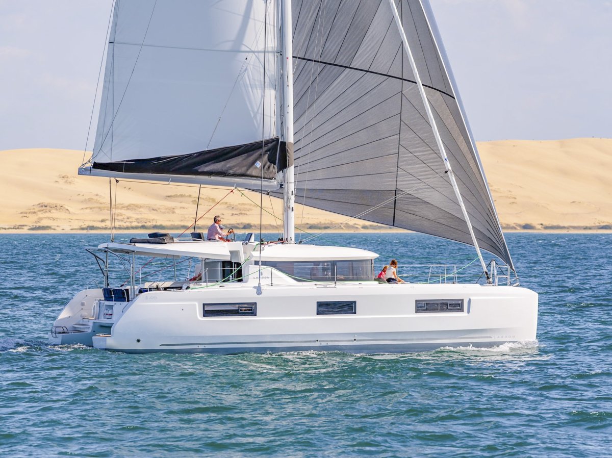Caribbean catamaran excursion through beautiful waters