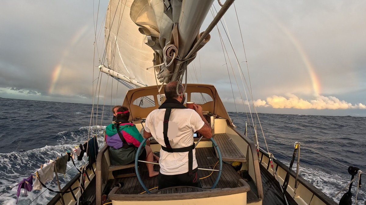 Navigation boat from Tanger to Lanzarote