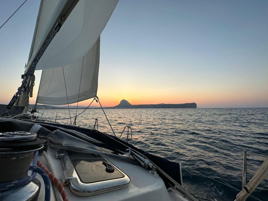 Nachtsegeltour in Jávea, um die Perseiden vom Meer aus zu sehen
