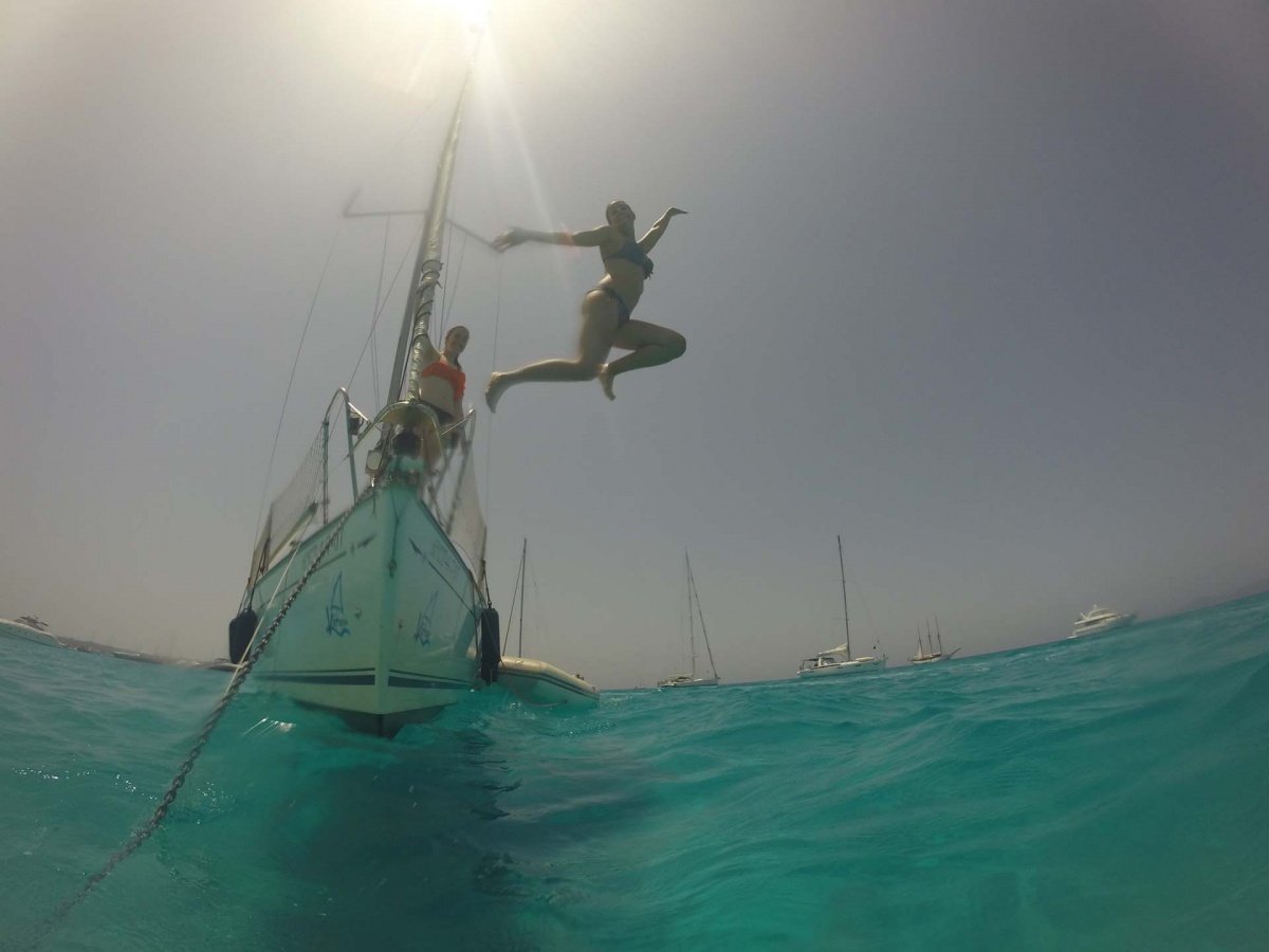 Sailing course near Ibiza