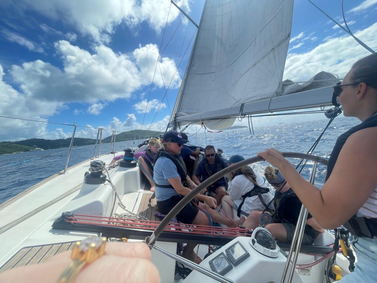 Barche in azione nella Corsa Aegean 600