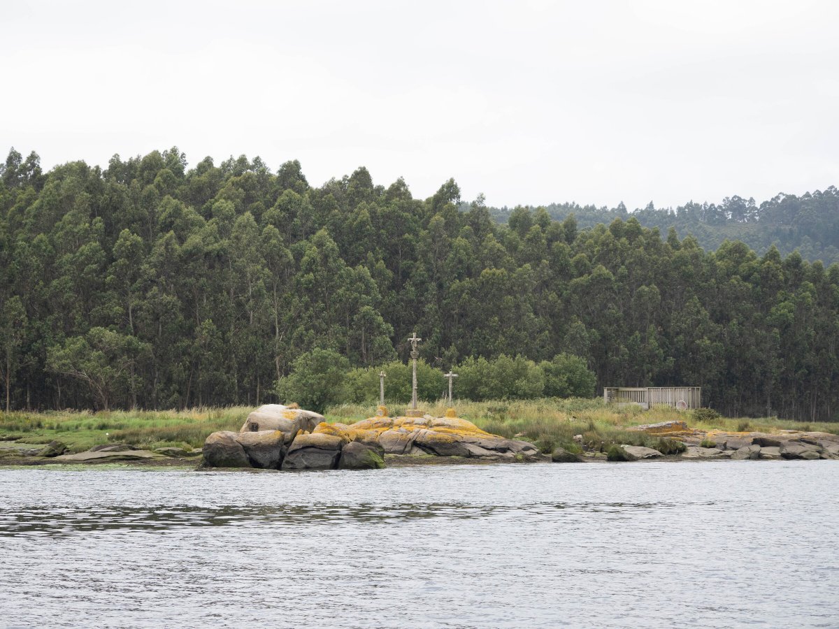 The Camino de Santiago continues its course through the sea