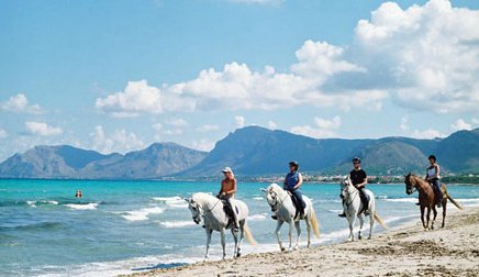 oceandreamyoga horse ride