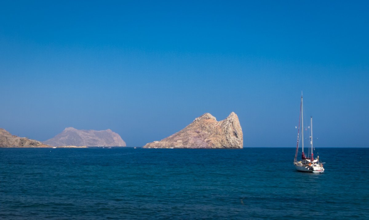 Viaje en velero por la costa de Águilas