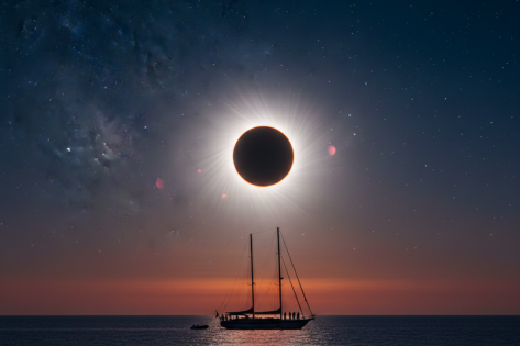 El Gran Eclipse Mediterráneo en velero desde Palma