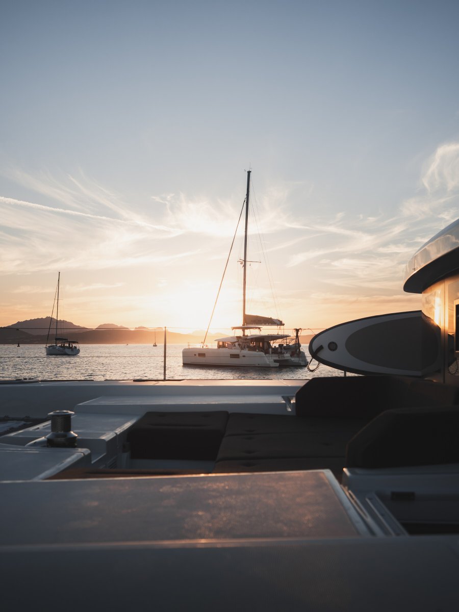 Explore Capri Island from the sea in an all-inclusive catamaran