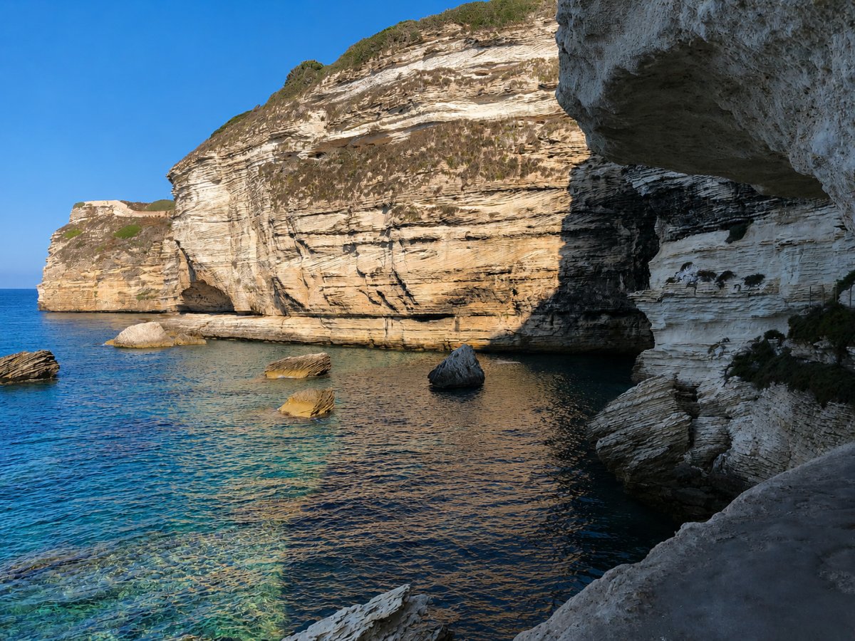 Corso di navigazione sulla costa della Corsica