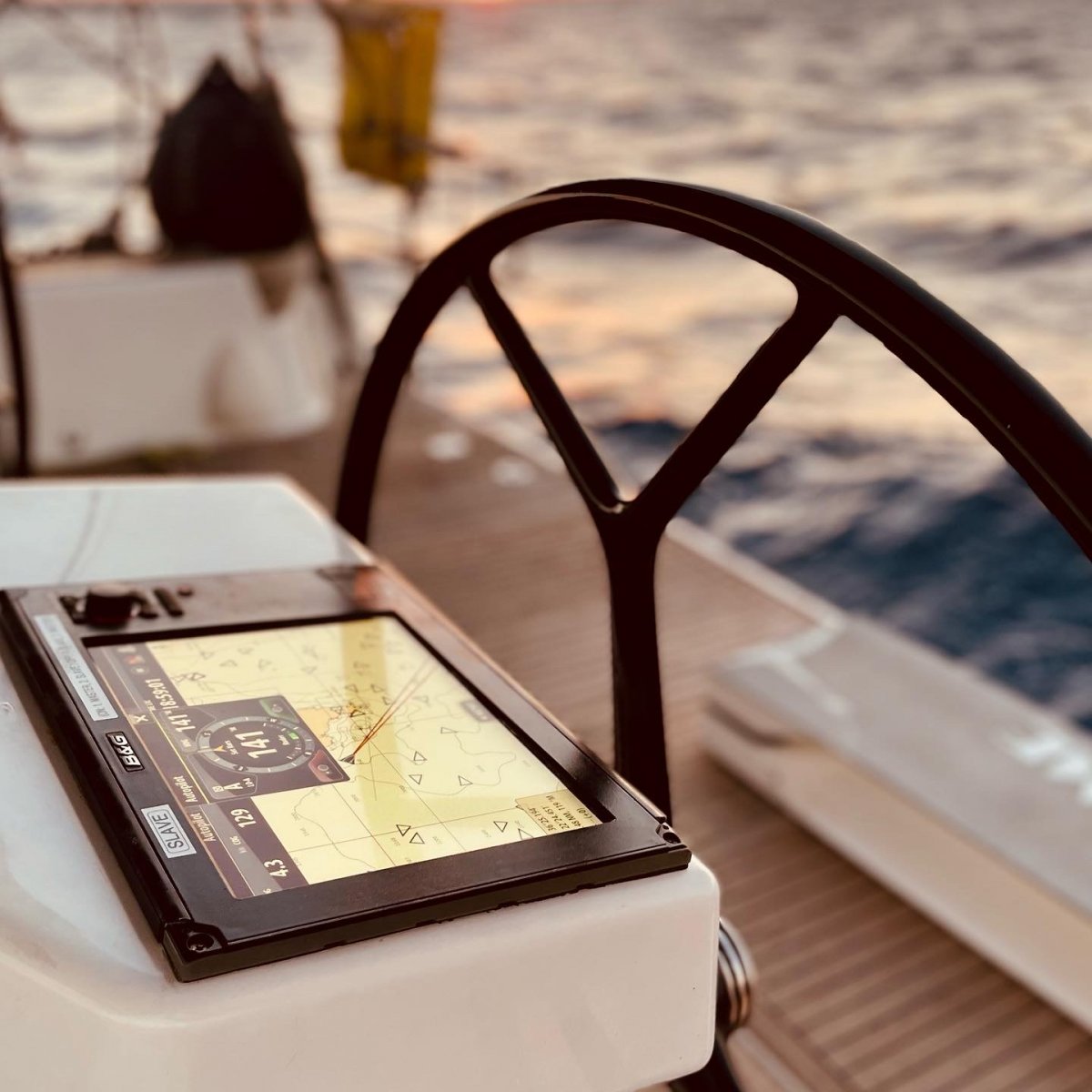 Exploring Greek islands in a navigation course.