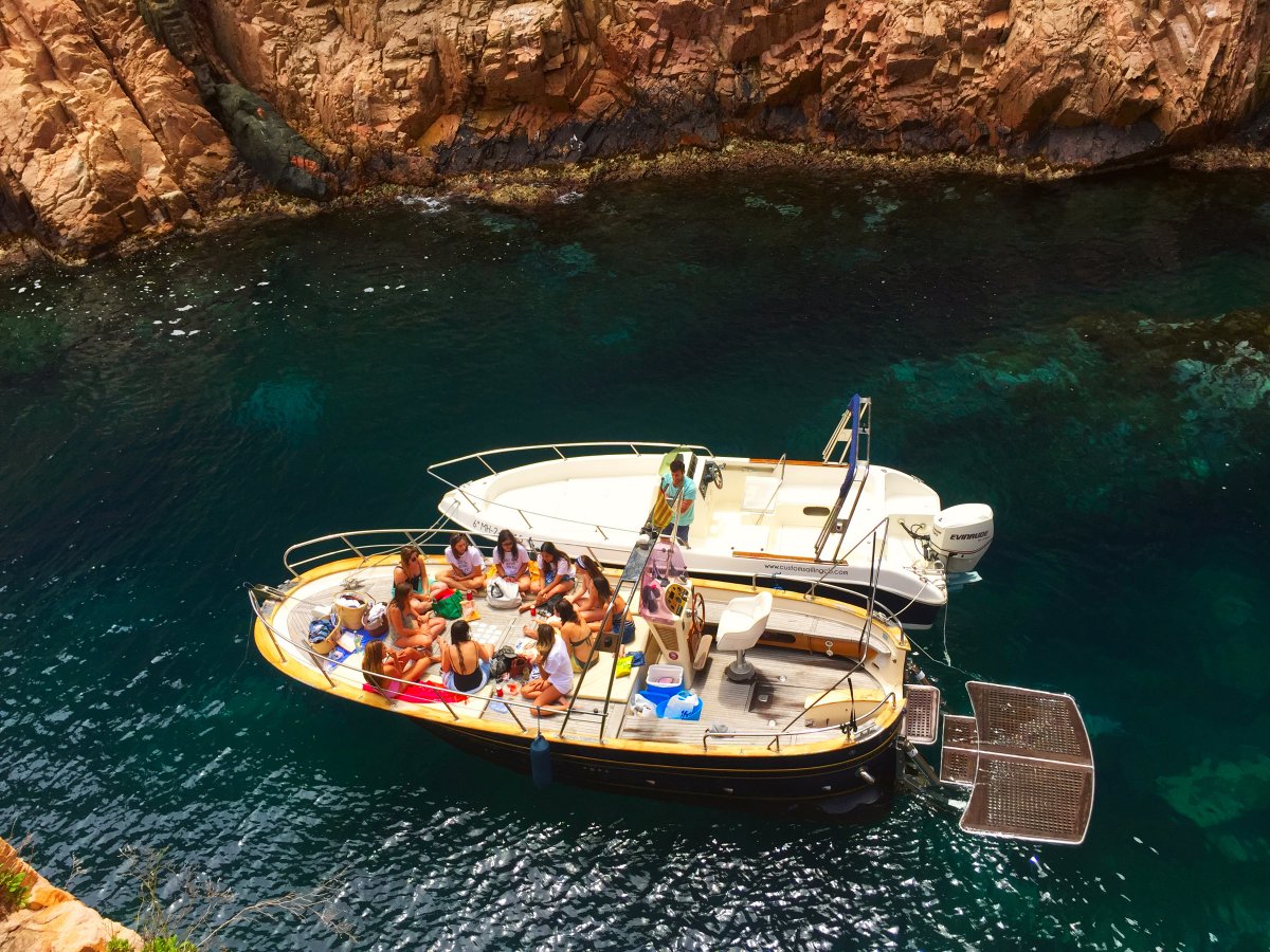 Disfrutando de la vista desde el barco
