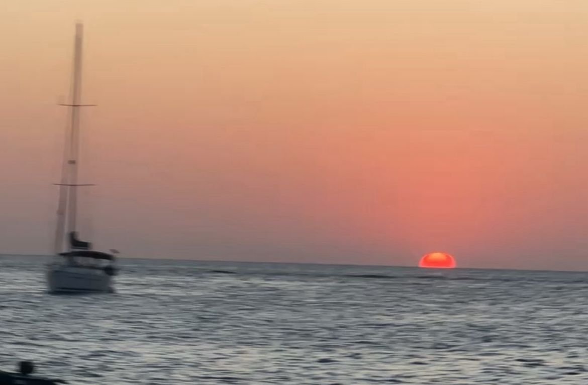 Segelboot im Mittelmeer