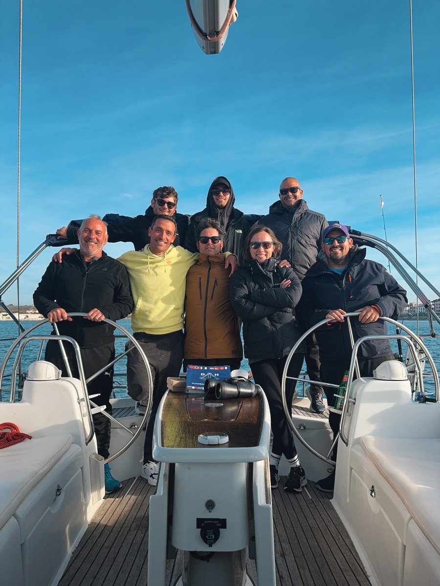 PER practices boat in Menorca