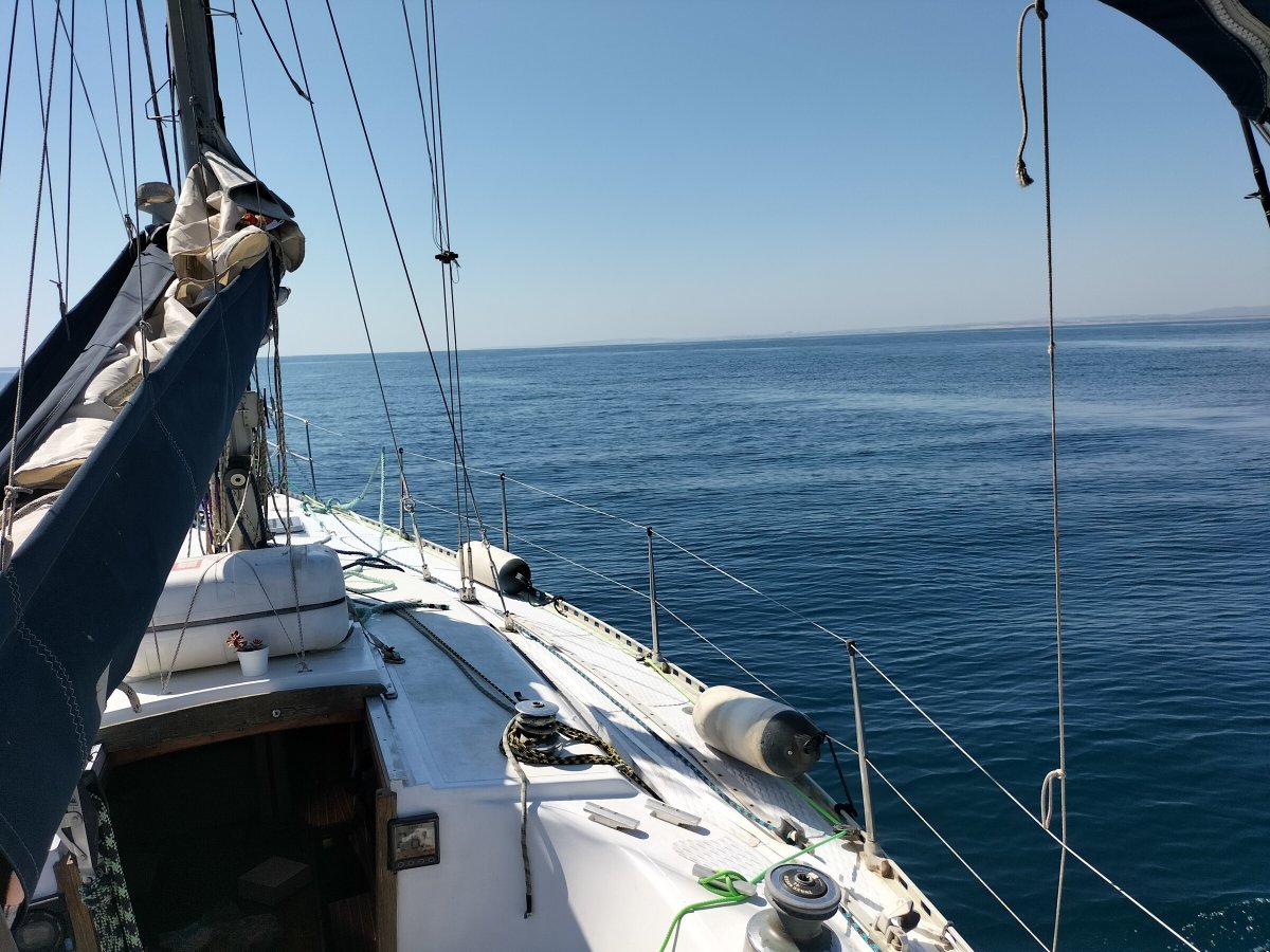 Eine Navigationsstunde auf See