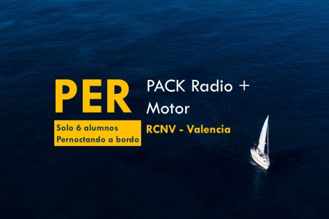 PER - Pack Prácticas (Motor+ Radio) en Valencia, solo 6 alumnos