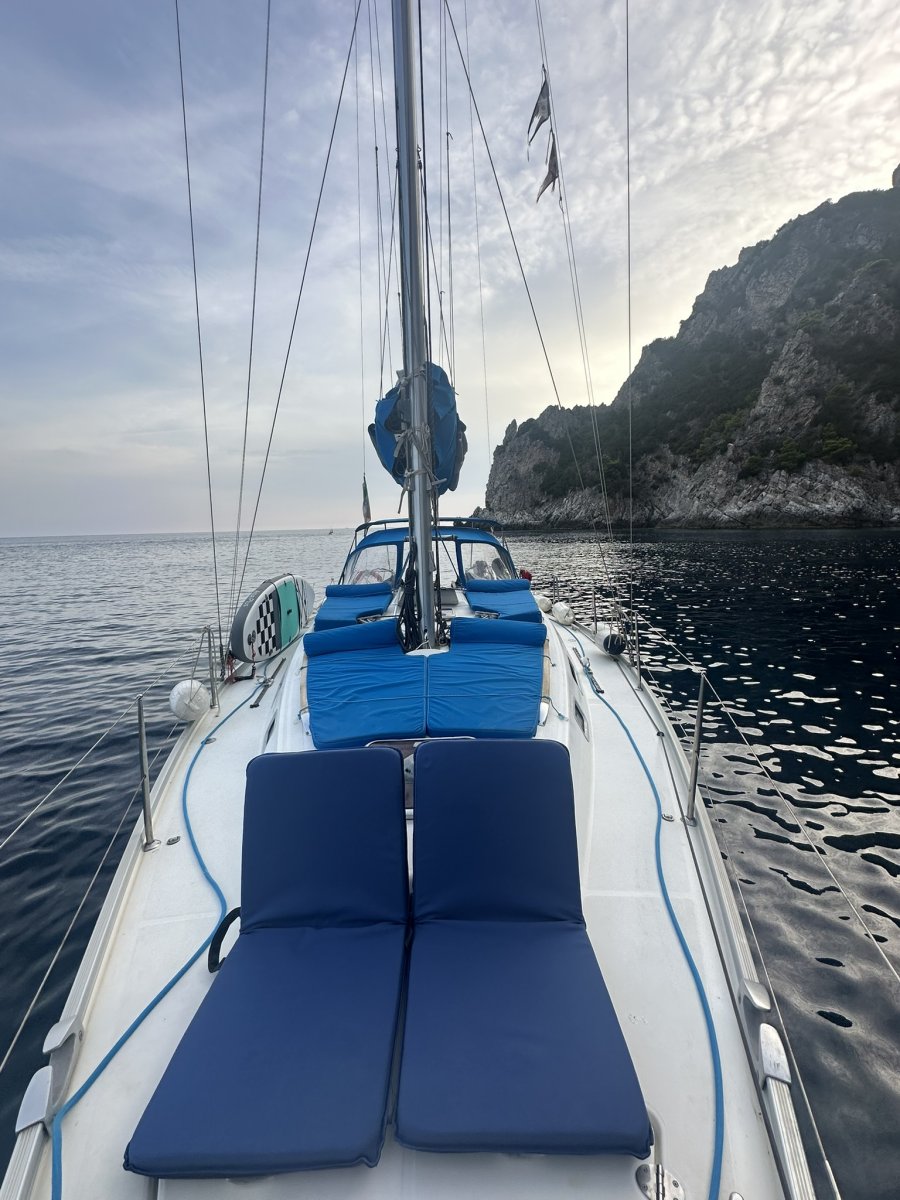 Curso de navegación en barco en la costa de Amalfi