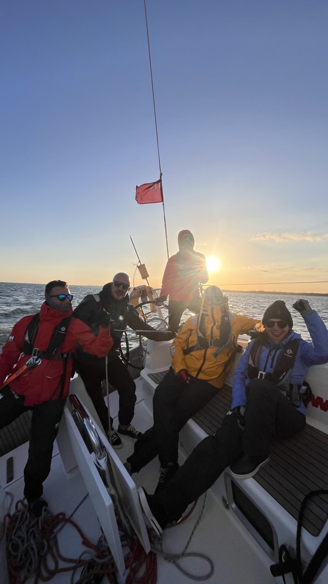 Boote im Solent während eines Workshops