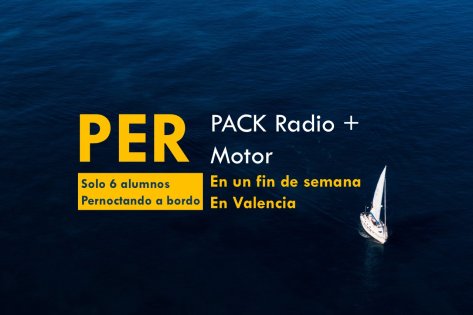 PER - Pack Prácticas (Motor+ Radio) en Valencia, solo 6 alumnos