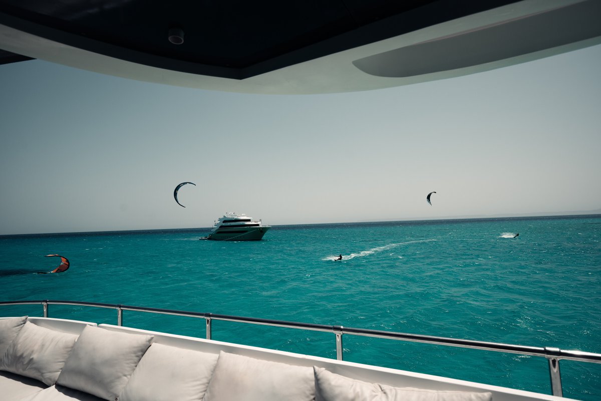 Luxuriöse Kitesurf-Yacht-Woche in Ägypten