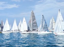 Bootfahren bei der Barcolana