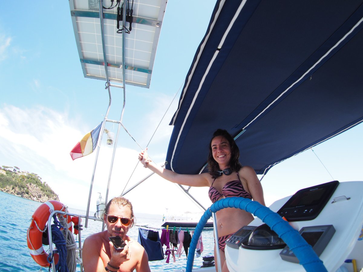 Curso de navegación en barco de vela