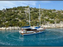 Vacanze in goletta da Fethiye alle baie di Gocek con pasti completi inclusi