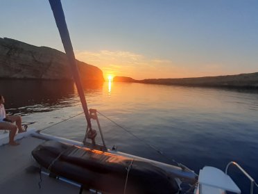 In giro per le Sporadi orientali sul mio catamarano