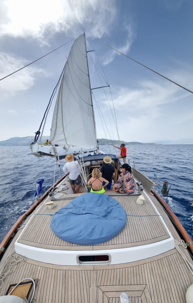 Curso de navegación en las islas Egadi de Sicilia