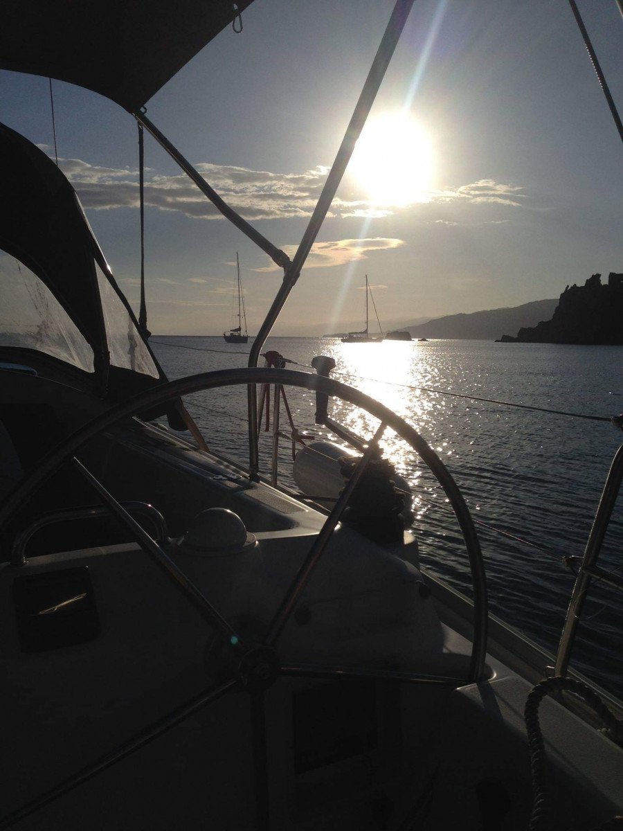 Tramonto alle isole Egadi