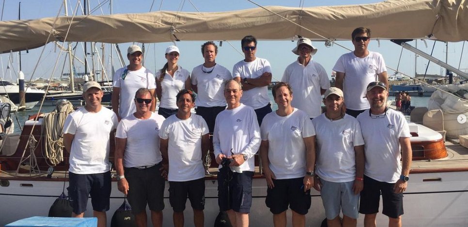 Tramonto in Barca a Vela