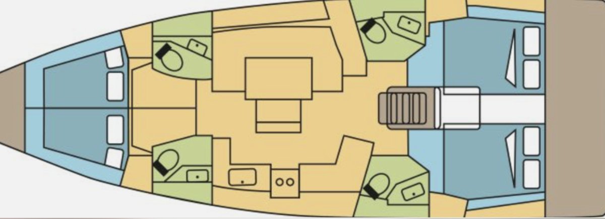 Segelboot - Bénéteau - 4 {{i18n.cabins}}