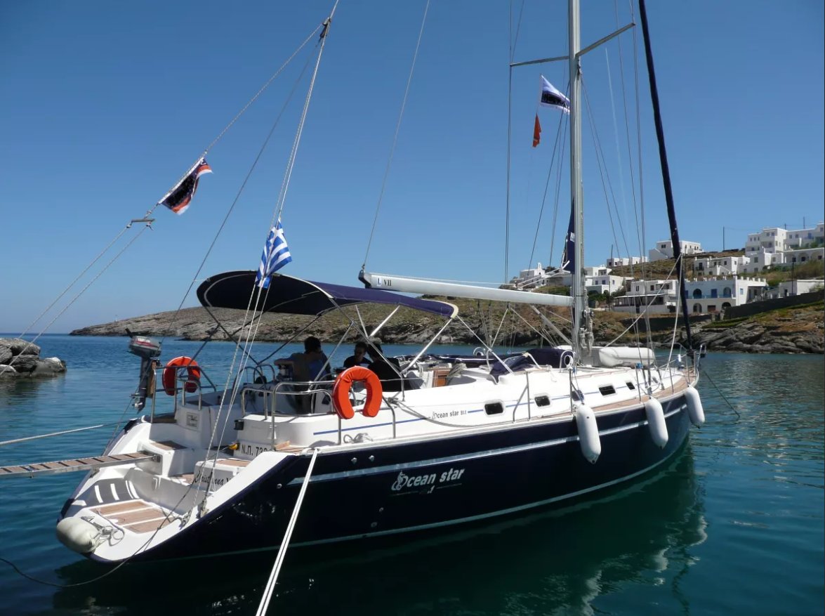 Relax in the crystal-clear waters of the Cyclades