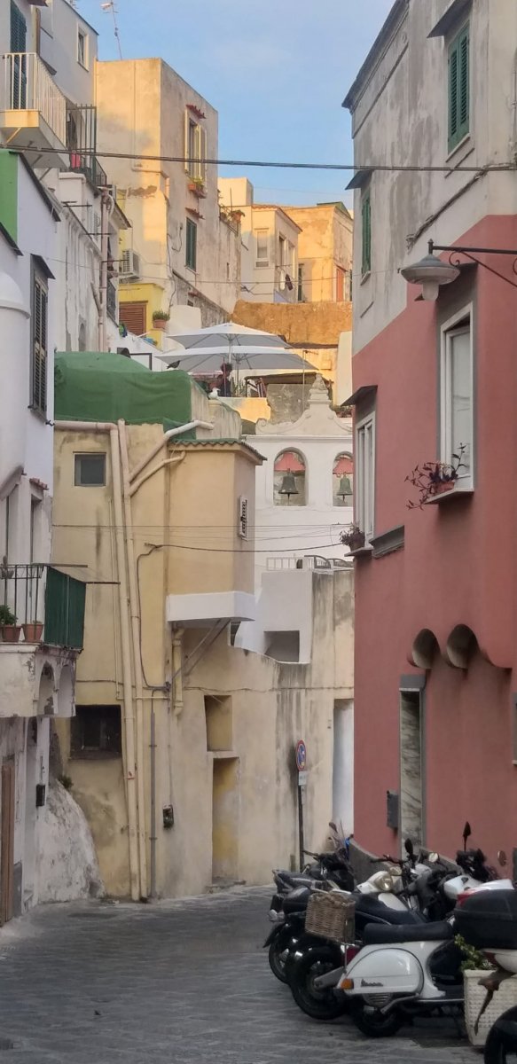 Sailboat in the sea with sunset