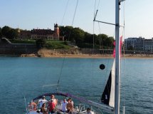 Boat navigation in Getaria