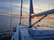 Height sailing journey from Salerno to Otranto
