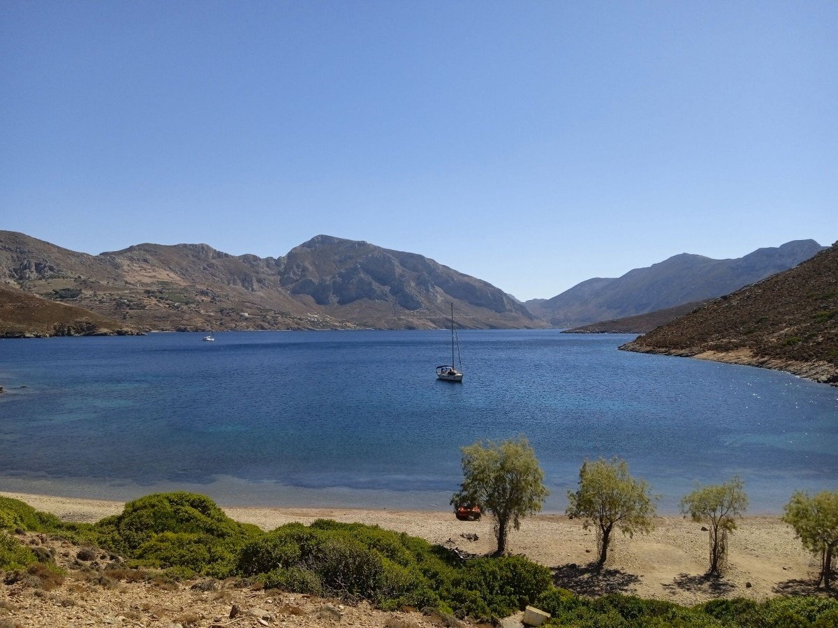 Sailboat in the Mediterranean