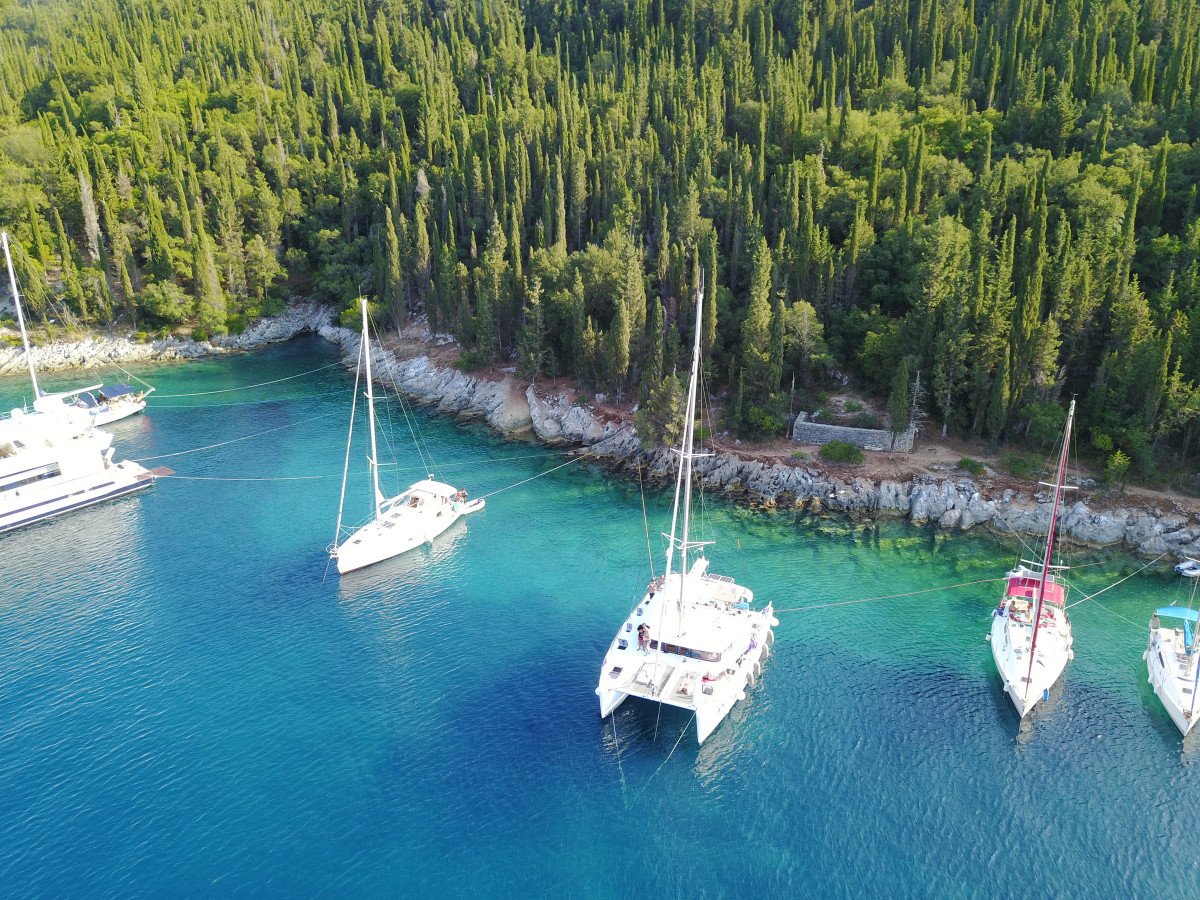 Corso di navigazione nelle Isole Ionie della Grecia