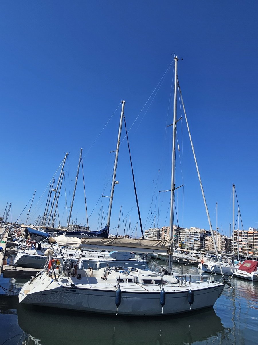 Great view of the XXXV Peñón de Ifach Trophy regatta in Calpe