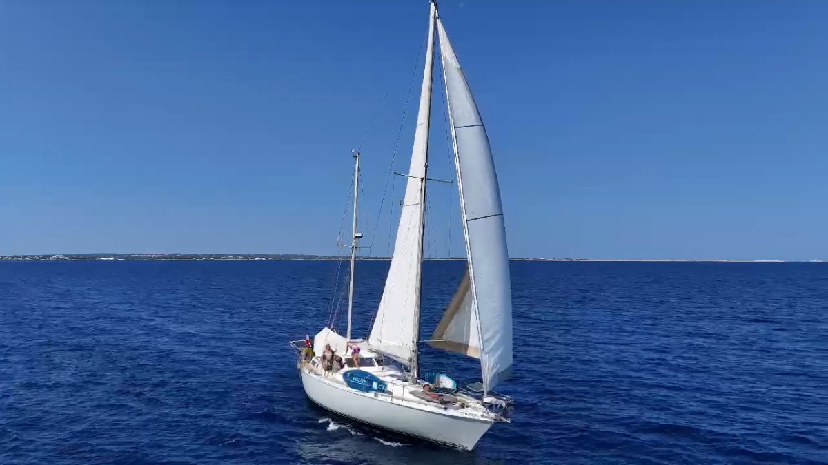 Barche sulla costa di Minorca