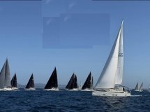 Great view of the XXXV Peñón de Ifach Trophy regatta in Calpe