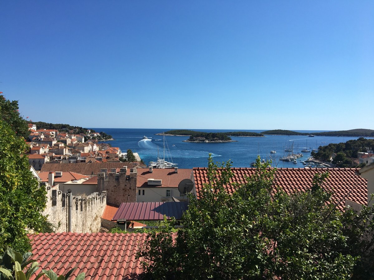 Sailing through the crystal-clear waters of Croatia