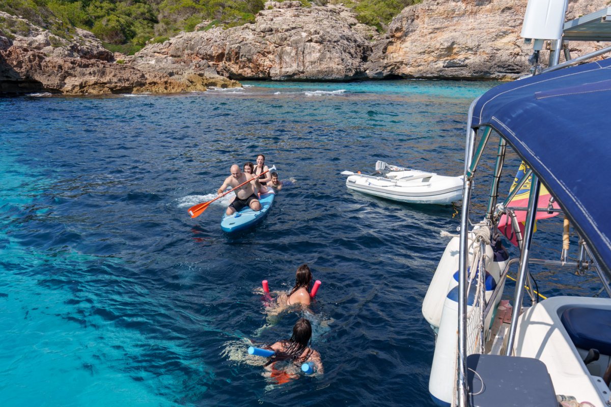 Sailing in the Open Sea of Mallorca