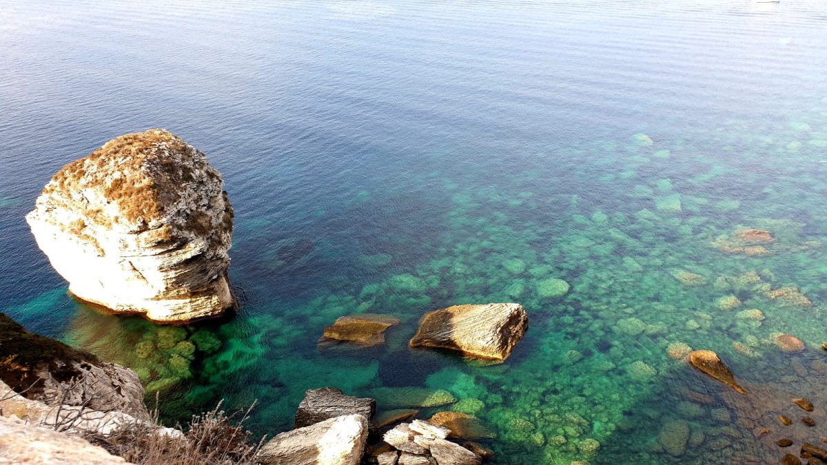Boats in Sardinian bay