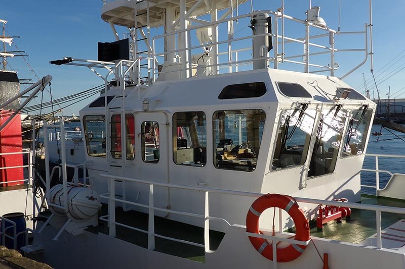 Vista aérea del puerto de Málaga